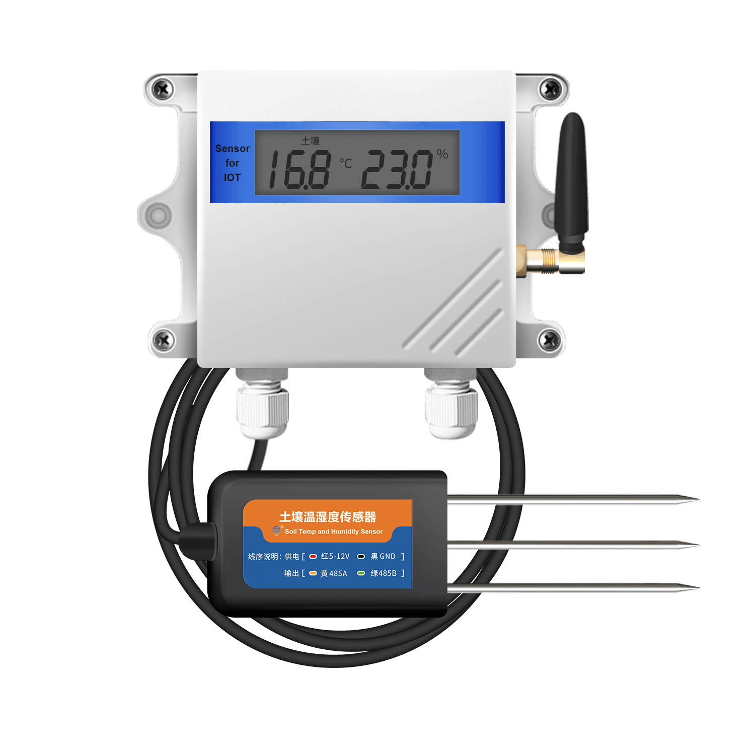 Soil Temperature & Humidity Sensor